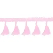 10 Yards Tassel Fringe Trim, 1.8 Inch Sewing Fringe Trim for Crafts, Pink