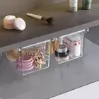 Transparent Storage Box Plastic Toilet Storage Home Supplies