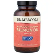 Dr. Mercola, Wild Caught Alaskan Salmon Oil, 90 Capsules