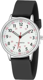 Nurse Watch for Women Waterproof Analog Silicone Watch with Second Hand Nursing