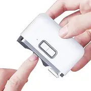 THEHUAYUE Electric Nail Clipper with File & Scraps Storage USB Rechargeable Safety Fingernail Trimmer 2 in 1Manicure Tool for Elderly Adults Children Care Communities Caregivers Kids Men Women White