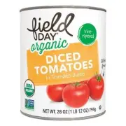 Organic Diced Tomatoes Juice 28 Oz (Case Of 12)
