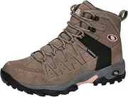 [Brütting] Women's Mount Pinos High Trekking Boots, Beige Pink, 3.5 UK