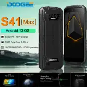 DOOGEE S41 MAX 4G LTE Rugged Phone Android Waterproof Dual SIM Mobile Outdoor
