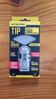 5 x Nitecore TIP 360 Rechargable LED key ring torch BRIGHT 360LUMENS