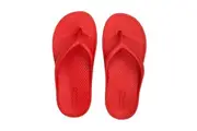 Archline Orthotic Foam Thongs Arch Support Flip Flops Orthopedic Rebound - Red