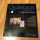 Quantaray by Sunpak 7” Digital Black Slideshow Photo Frame W/ Desktop Stand. New