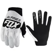 ALPINES FOX Dirtpaw Gloves Motorcycle Cycling Mountain Bicycle Off Road Guantes Mens Woman Unisex Motocross Racing Luvas S-XXL White