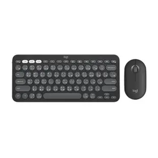 【Logitech 羅技】Pebble 2 Combo 無線藍牙鍵盤滑鼠組 K380S+M350S(石墨灰)