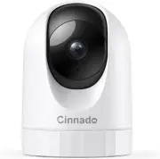 Security Camera Indoor-2K 360° WiFi Cameras for Home white