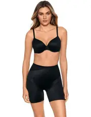 [Miraclesuit Shapewear] Tummy Tuck Firm Control High Waist Shapewear Shorts in Black