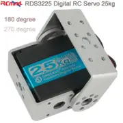25kg RDS3225 Digital RC Servo Motor + Bracket Holder for Arduino Smart Car Robot