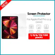 1-100 Lot LCD Ultra Clear Screen Shield Protector for Apple iPad Pro 12.9 (2022)