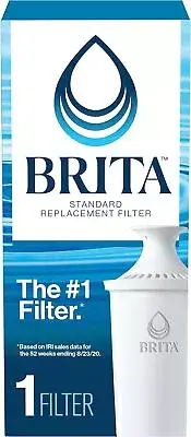 Brita Standard Water Filter, BPA-Free, Replaces 1,800 Plastic Water Bottles a Ye