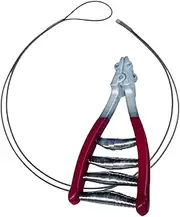 ａ aternee String Starting Clamp Tennis Equipment Extension Line 4 Springs Wide Head Portable Clamping Tool for Tennis Racquet Squash