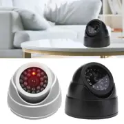 1X Dummy Dome Fake Security Camera False IR LED W/ Flashing Red LED Light