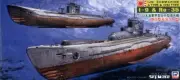 Pit road 1/700 Japanese Navy Submarine Italy -9 & Lu -35 SPW23 plastic model kit