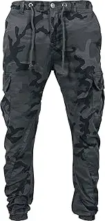[Urban Classics] Men's Camo Cargo Jogging Pants: Stylish and Functional - Ideal for Outdoor Activities