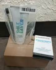 intelliWHITE Smile Saver 8oz NANO-HAP Vitamin D Toothpaste + Toothbrush + Strips