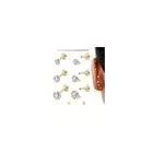 Flat Back Earrings Studs 14K Gold Filled 316L Surgical Steel Stud Hypoallerg...