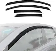 AUSGO Weathershields Compatible with Mazda 3 BL Series Hatch 5dr 2009-2013, Weather Shields Window Visors Wind Deflectors Sun Rain Guard 4PCS Set