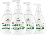 Dove Foaming Hand Wash Aloe & Eucalyptus Pack of 4 Protects Skin from Dryness, More Moisturizers than the Leading Ordinary Hand Soap, 10.1 oz