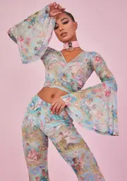 [Sugar Thrillz] Divine Lush Opulence Wrap Top