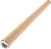 SEWACC Diy Industrial Paper Brown Kraft Paper Roll Poster Tube Mailing Tube for Artwork Transport