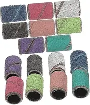 Beaupretty 1 Box Sanding Bands for Nail Drill Machine Fine Grit Polishing Bands Durable Manicure Supplies Convenient Storage Mixed Colors for Nail Art and Pedicure