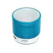 Portable Mini Wireless Bluetooth Speaker with Built-in Mic Handsfree Tf Card Dazzling Crack Colourful Led Bluetooth 4.1 Hd Sound