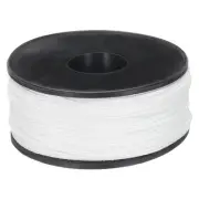 1.18mm x 164 Feet Paracord Micro Cord Rope 100 LB Braided Cord, White