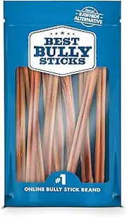 USA 12-inch Odor-Free Bully Sticks by Best Bully Sticks All Natural Dog Treats