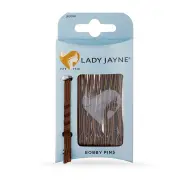 Lady Jayne Bobby Pins Large Brown X 25