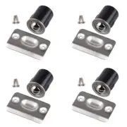 4 Pack Closet Door Ball Catch with Strike Plate Pantry Ball Bearing Door Latch