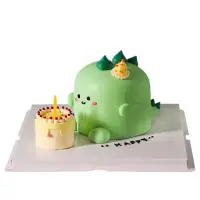 在飛比找蝦皮購物優惠-寇比造型蛋糕 小恐龍吃蛋糕 恐龍吃蛋糕 恐龍 造型蛋糕 小恐