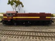 TrainOrama, 47 Class Locomotive, HO Scale; 4710 - Indian Red