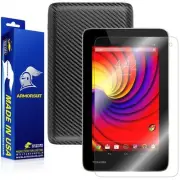 ArmorSuit MilitaryShield Toshiba Excite Go Screen Protector + Black Carbon Skin