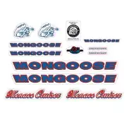 Mongoose - 1999 Menace Cruiser - Decal set - old school bmx