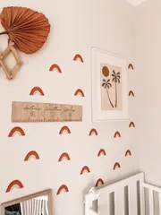 Rainbow Decals Australian Design Hand Painted Peel & Stick, Removable Wall Decal. Nursery, Kids Playroom, Kids Teens Bedroom