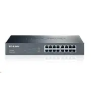 TP-Link TL-SG1016D 16-Port Gigabit Unmanaged Switch Fanless, QoS, 13"