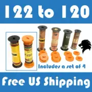 122 to 120 Film Spool Adapter Set/Kit (4pcs) For Antique Vintage Cameras Folding