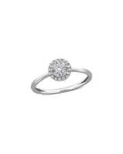 Created Forever 18K 0.26 ct. tw. Lab-Grown Diamond Halo Ring