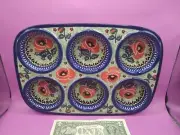 New Polish Pottery UNIKAT Muffin Cupcake Pan Teresa Andrukiewicz Handmade Poland