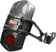 Pexorin Carbon Fiber ABS Rear Fender Hugger Splash Guard Mudguard Motorcycle Mudguard