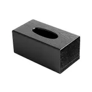 Tissue Box Wooden Tissue Box Rectangular Facial Tissue Dispenser Holder--