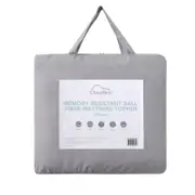 Cloudland Memory Resistant Microball Fill 750GSM Mattress Topper