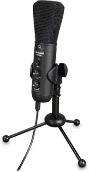 Tascam TM-250U USB Condenser Microphone for Podcasting, Conferencing, Computer R