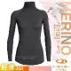 【紐西蘭 Icebreaker】女 Zone 200 美麗諾羊毛輕薄款長袖排汗衣/IB104425 灰/紫