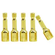 Versatile 8mm Magnetic Nut Driver Socket Bit Hand Drill Hex Shank Adapter