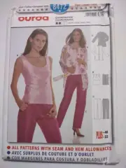 Burda 8472 Misses Jacket, Top & Pants Pattern Sz 10-22 Uncut